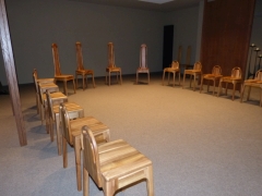 Meditationsstühle im Oratorium