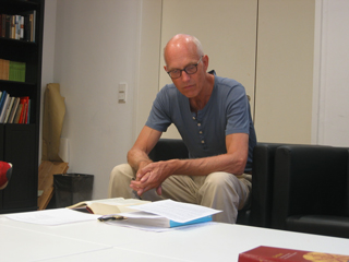 Paulus Lesen mit Pastoralreferent Helmut Röhrbein-Viehoff