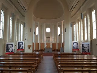 Nacht der Kirchen im Kleinen Michel 2018, im Mittelpunkt die Lübecker Märtyrer