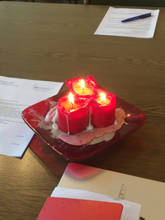 3 Kerzen in St. Theresien zum PGR-Klausurtag des Kleinen Michel