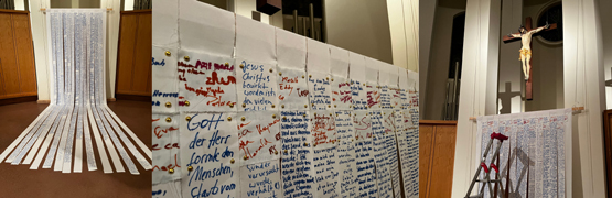 Dokumentation zur Kreuzverhüllung am Kleinen Michel in der Fastenzeit 2026 