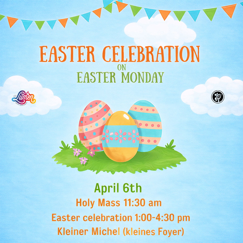 Easter Celebration Monday 6th April 2026 Jesus Youth Hamburg, Kleiner Michel Easter Celebration Monday 6th April 2026 Jesus Youth Hamburg, Kleiner Michel